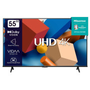 Hisense 55 Inch Smart TV with Netflix, Youtube, WiFi, Bluetooth and DTS Virtual X -(55A6N, 2025 Model)